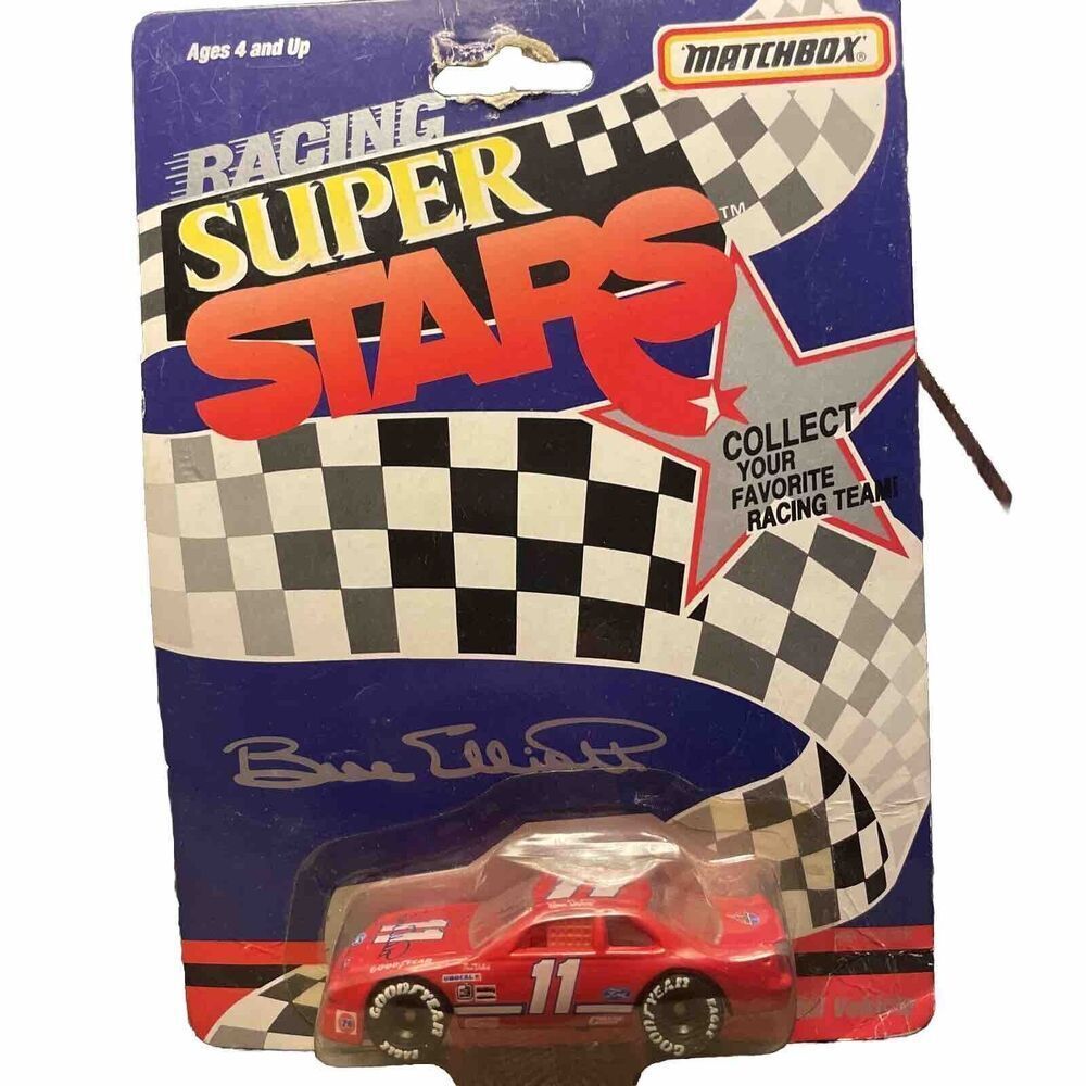 1992 Matchbox Racing Super Stars Bill Elliott #11 Amoco‎ Ford 1/64 Scale Car New